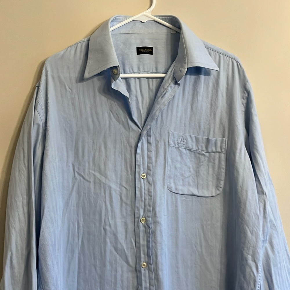 Men’s light blue Valentino dress shirt 42 16 1/2